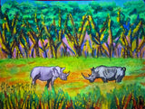 Two Riant Rhinos